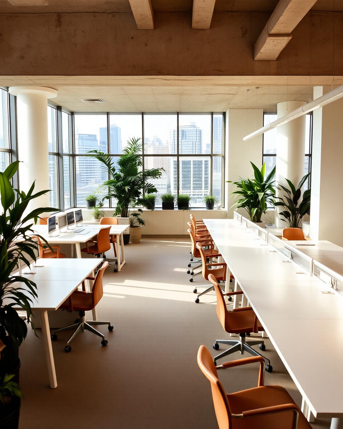 Open plan managed office